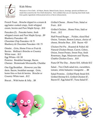 Menu photo 2 Two Chefs Market & Bistro Sarasota, FL Menu photo 2 Two Chefs Market & Bistro Sarasota, FL