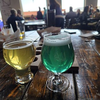 Cinder Block Brewery - Melon kiwi beer and the blue raspberry sour ale - Breweries Near Me - North Kansas City, Missouri Cinder Block Brewery - Melon kiwi beer and the blue raspberry sour ale - Breweries Near Me - North Kansas City, Missouri