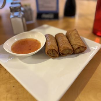 Elephant Thai Restaurant - a plate of food with dipping sauce - Thai Near Me - South Charleston, West Virginia