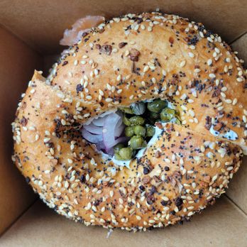 Wise Sons - Closed classic on an everything bagel - Breakfast & Brunch Near Me - Oakland, California