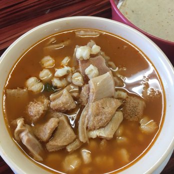 El Trigo - Menudo w pork foot without added toppings - Mexican Near Me - Riverside, California