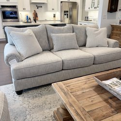 Goree's Furniture Express - Asanti Fog sofa