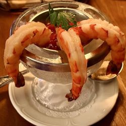 Shrimp Cocktail: Three Jumbo Shrimp, Cocktail Sauce