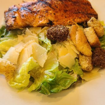 Tavern on South - Small Caesar Salad with Blackened (?) Salmon - Bars Near Me - Indianapolis, Indiana Tavern on South - Small Caesar Salad with Blackened (?) Salmon - Bars Near Me - Indianapolis, Indiana