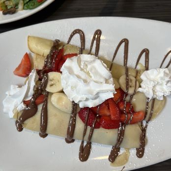 Broken Yolk Cafe - Nutella Crepes- ask for strawberry AND banana $14.95 on 9/20/25 (not our favorite!) crepe was too thick - American Near Me - Buena Park, California Broken Yolk Cafe - Nutella Crepes- ask for strawberry AND banana $14.95 on 9/20/25 (not our favorite!) crepe was too thick - American Near Me - Buena Park, California