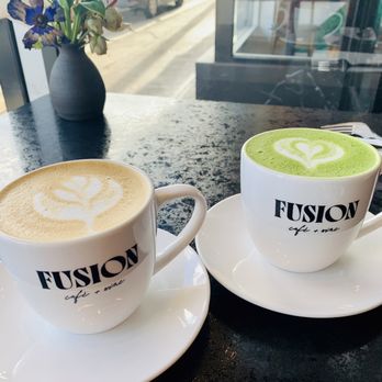 Fusion Cafe + Wine - Oatmilk latte and matcha - Venues & Event Spaces Near Me - Honolulu, Hawaii