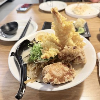 Noburu Ramen and Sushi - Shrimp and Karaage Ramen - Ramen Near Me - Redmond, Washington