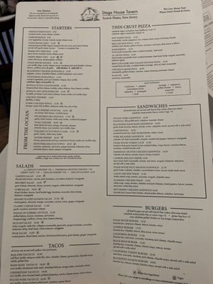 Menu photo 5 Stage House Tavern Scotch Plains, NJ Menu photo 5 Stage House Tavern Scotch Plains, NJ
