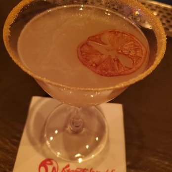 Here Kitty Kitty Vice Den - Yuzu lemon drop - Speakeasies Near Me - Las Vegas, Nevada