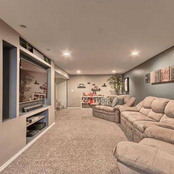 Promax Contracting - Basement livingroom - General Contractors Near Me - Chesterfield, Missouri