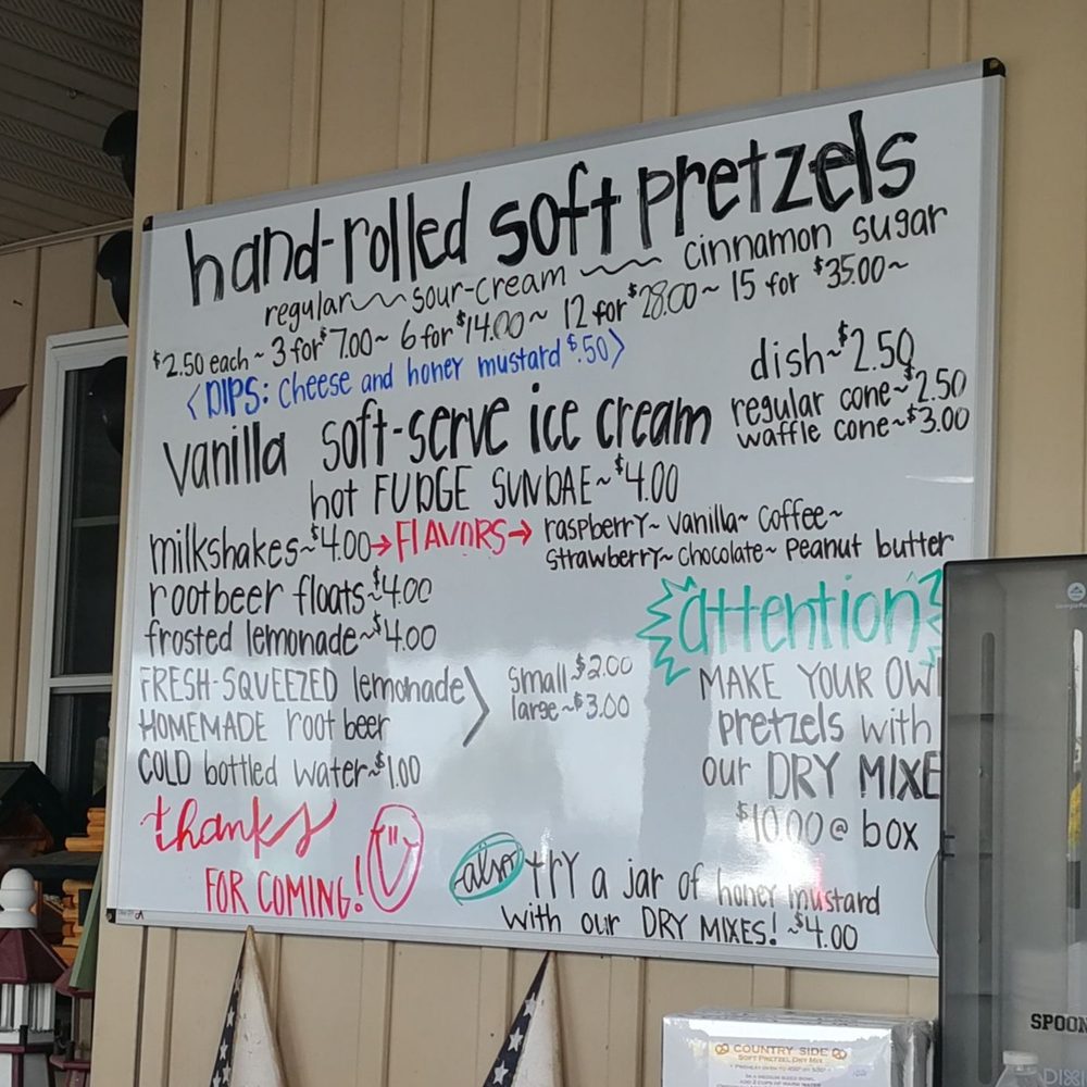 Countryside Roadstand - Menu - Food Stands Near Me - Ronks, Pennsylvania