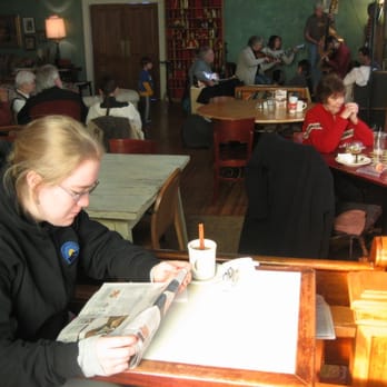 Beans in the Belfry - Enjoying the free newspaper and free music while waiting for food. - Sandwiches Near Me - Brunswick, Maryland Beans in the Belfry - Enjoying the free newspaper and free music while waiting for food. - Sandwiches Near Me - Brunswick, Maryland
