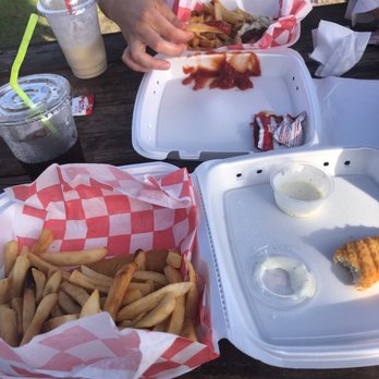 Sweet Island - Chicken tenders and hot dog - American Near Me - Surf City, North Carolina Sweet Island - Chicken tenders and hot dog - American Near Me - Surf City, North Carolina