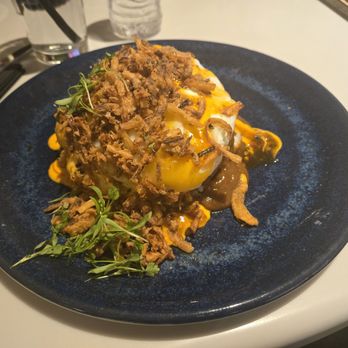 La Diva - - Loco Moko: Angie beef patty, grilled onion, island gravy, steamed rice, sunny side up egg, boom boom sauce & furikake. $29 and amazing! - American Near Me - Las Vegas, Nevada La Diva - - Loco Moko: Angie beef patty, grilled onion, island gravy, steamed rice, sunny side up egg, boom boom sauce & furikake. $29 and amazing! - American Near Me - Las Vegas, Nevada