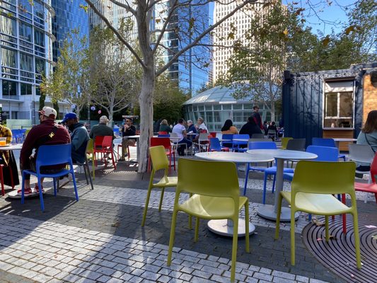 Barebottle Beer Garden at Salesforce Park by null