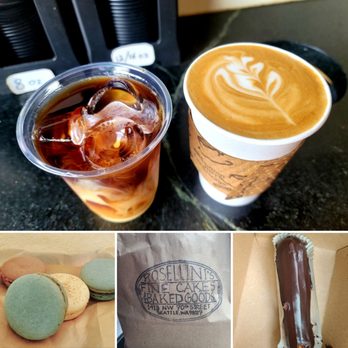 Rosellini's - Cold brew, soy later, macarons. Chocolate Eclair with vanilla - Bakeries Near Me - Seattle, Washington Rosellini's - Cold brew, soy later, macarons. Chocolate Eclair with vanilla - Bakeries Near Me - Seattle, Washington