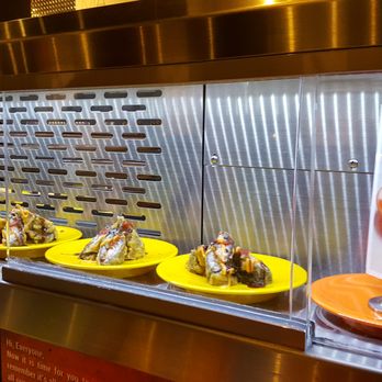 Neo Sushi Express - Volcano rolls. We got rolls on rolls on rolls. - Conveyor Belt Sushi Near Me - Durham, North Carolina Neo Sushi Express - Volcano rolls. We got rolls on rolls on rolls. - Conveyor Belt Sushi Near Me - Durham, North Carolina