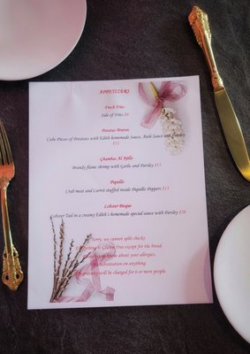 Menu photo 8 Evangeline Cuisine Half Moon Bay, CA