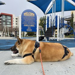 Centrum Park - Welcome sign.