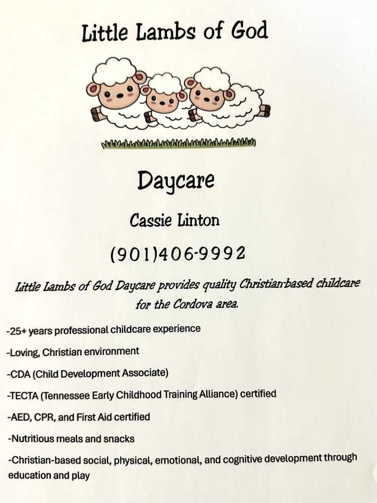 Little Lambs of God - childcare center in Cordova, TN