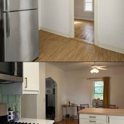 Riverbend Renovation - Kitchen remodel- included a wall knockdown, new flooring, new cabinets, sheetrock, paint, appliances, and island.