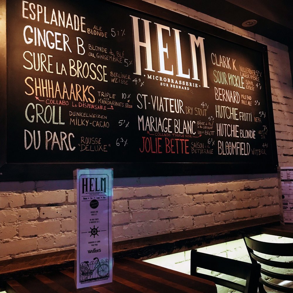HELM Microbrasserie - Breweries Near Me - Montreal, Quebec