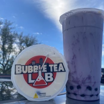 Bubble Tea Lab - Mango milk tea with boba, and taro milk tea with boba - Bubble Tea Near Me - Libertyville, Illinois