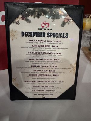 Menu photo 5 Mantra India Mountain View, CA
