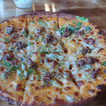 Two Guys Pies - 10" Beer Cheese pizza on a cauliflower crust. - Pizza Near Me - Danville, Indiana Two Guys Pies - 10" Beer Cheese pizza on a cauliflower crust. - Pizza Near Me - Danville, Indiana
