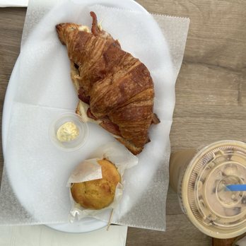 Cafe Bom Dia - Egg croissant sandwich - Coffee & Tea Near Me - Woodstock, Georgia Cafe Bom Dia - Egg croissant sandwich - Coffee & Tea Near Me - Woodstock, Georgia