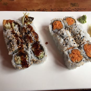 Yama Sushi - Eel cucumber roll and spicy tuna roll - Sushi Bars Near Me - Plattsburgh, New York