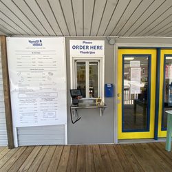 Honest Johns Frozen Custard - Order window and menu