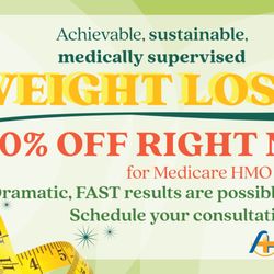 Absolute Healthcare - $100 per semaglutide injection, FDA approved for long term weight control. Enjoy 60% off upon Yelp check-in to get the injection for $40!