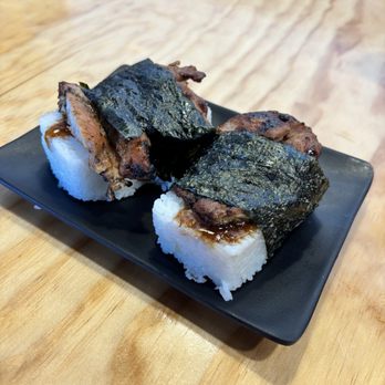 Dalu Hawaiian BBQ - Teriyaki chicken musubi - Hawaiian Near Me - Oceanside, California Dalu Hawaiian BBQ - Teriyaki chicken musubi - Hawaiian Near Me - Oceanside, California