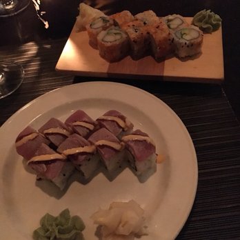 O-Ku - Tuna tataki roll and California roll - Sushi Bars Near Me - Charleston, South Carolina