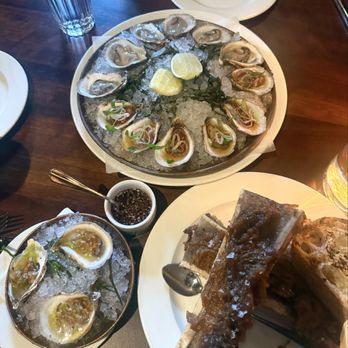 Hawksmoor - Raw oysters and bone marrow - Steakhouses Near Me - Chicago, Illinois