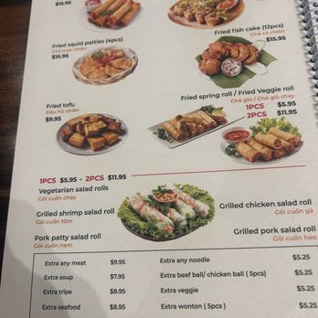 Pho Capital - Appetizers menu page - Vietnamese Near Me - Richmond, British Columbia