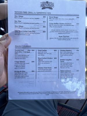 Menu photo 8 Abendigo's Grill & Patio Broken Bow, OK