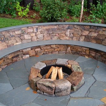 Belknap Landscape - an outdoor fire pit - Landscaping Near Me - Gilford, New Hampshire