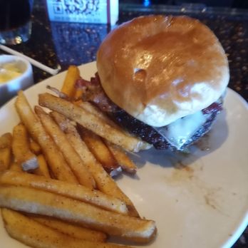 Outback Steakhouse - Outback Burger with cheese and bacon, yummy, GREAT fries. - Steakhouses Near Me - Southgate, Michigan Outback Steakhouse - Outback Burger with cheese and bacon, yummy, GREAT fries. - Steakhouses Near Me - Southgate, Michigan