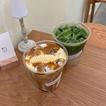 Harucake - soosoo latte & banana matcha latte - Coffee & Tea Near Me - Los Angeles, California