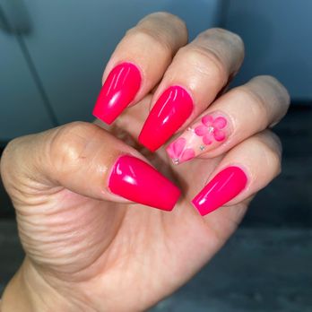 Tipsy Nails spa - 3D flower - Nail Salons Near Me - Long Beach, California Tipsy Nails spa - 3D flower - Nail Salons Near Me - Long Beach, California