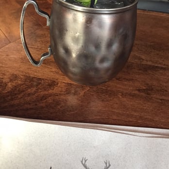 Barrel + Rye - Lychee basil mule ($10) - Cocktail Bars Near Me - Geneva, Illinois