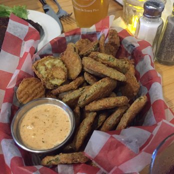 Big Dog's BBQ - Fried pickles - smoky flavor and yes, you want them! - Barbeque Near Me - Orleans, Massachusetts