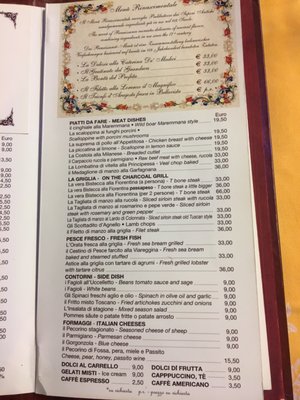 Menu photo 3 Il Profeta Florence, FI