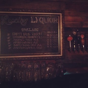 Lucky Liquor - Draft beer list (Jan 31 2015) - Dive Bars Near Me - Tukwila, Washington Lucky Liquor - Draft beer list (Jan 31 2015) - Dive Bars Near Me - Tukwila, Washington