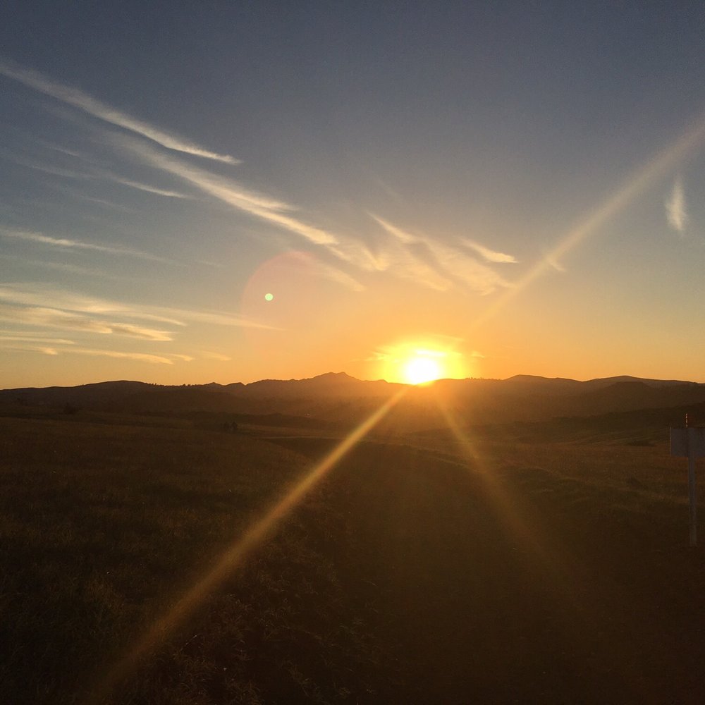 Lizard Rock via Canyon Overlook Trail - Sunrise this Morning - Hiking Near Me - Camarillo, California Lizard Rock via Canyon Overlook Trail - Sunrise this Morning - Hiking Near Me - Camarillo, California