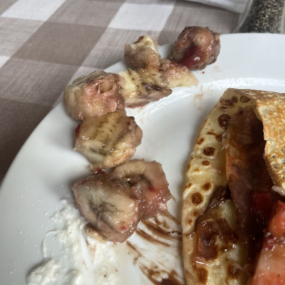 Crêpes & Grapes Café - The darkness from the bananas is not from the Nutella.... - Creperies Near Me - Whittier, California