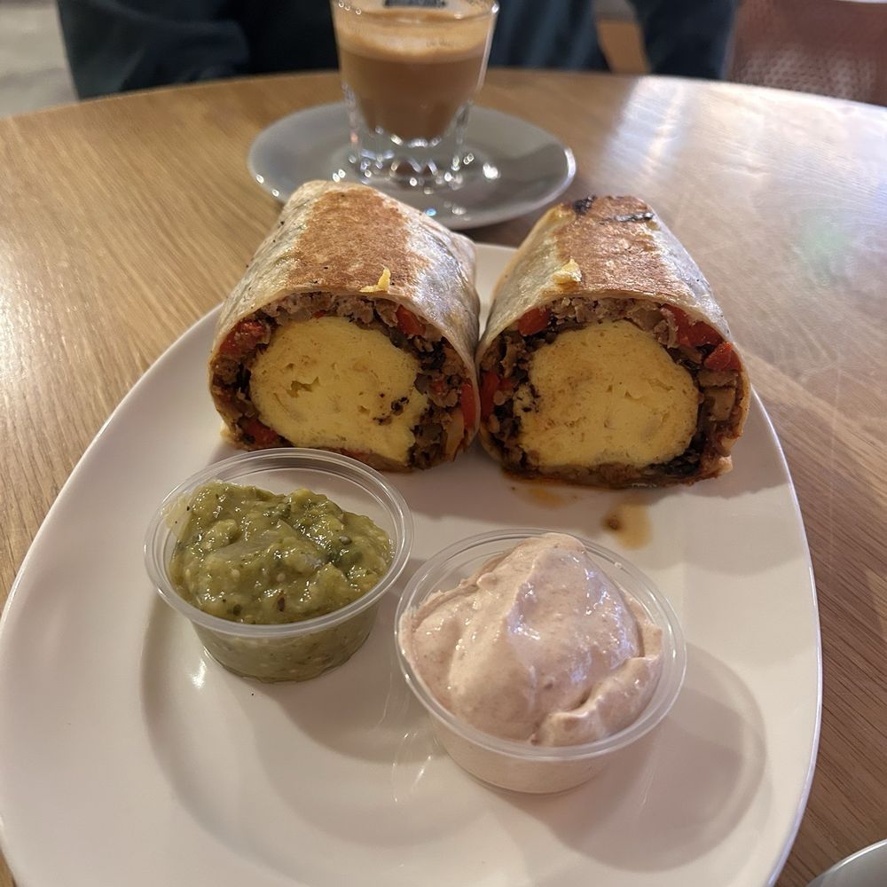 Edda Coffee Roasters - Breakfast Edda Burrito with chorizo and mushroom (why not both??) - Coffee & Tea Near Me - Cleveland, Ohio Edda Coffee Roasters - Breakfast Edda Burrito with chorizo and mushroom (why not both??) - Coffee & Tea Near Me - Cleveland, Ohio