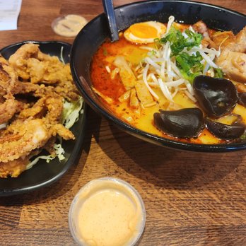 Ramen 101 - Squid & Spicy Chicken Ramen - Hawaiian Near Me - Sacramento, California Ramen 101 - Squid & Spicy Chicken Ramen - Hawaiian Near Me - Sacramento, California